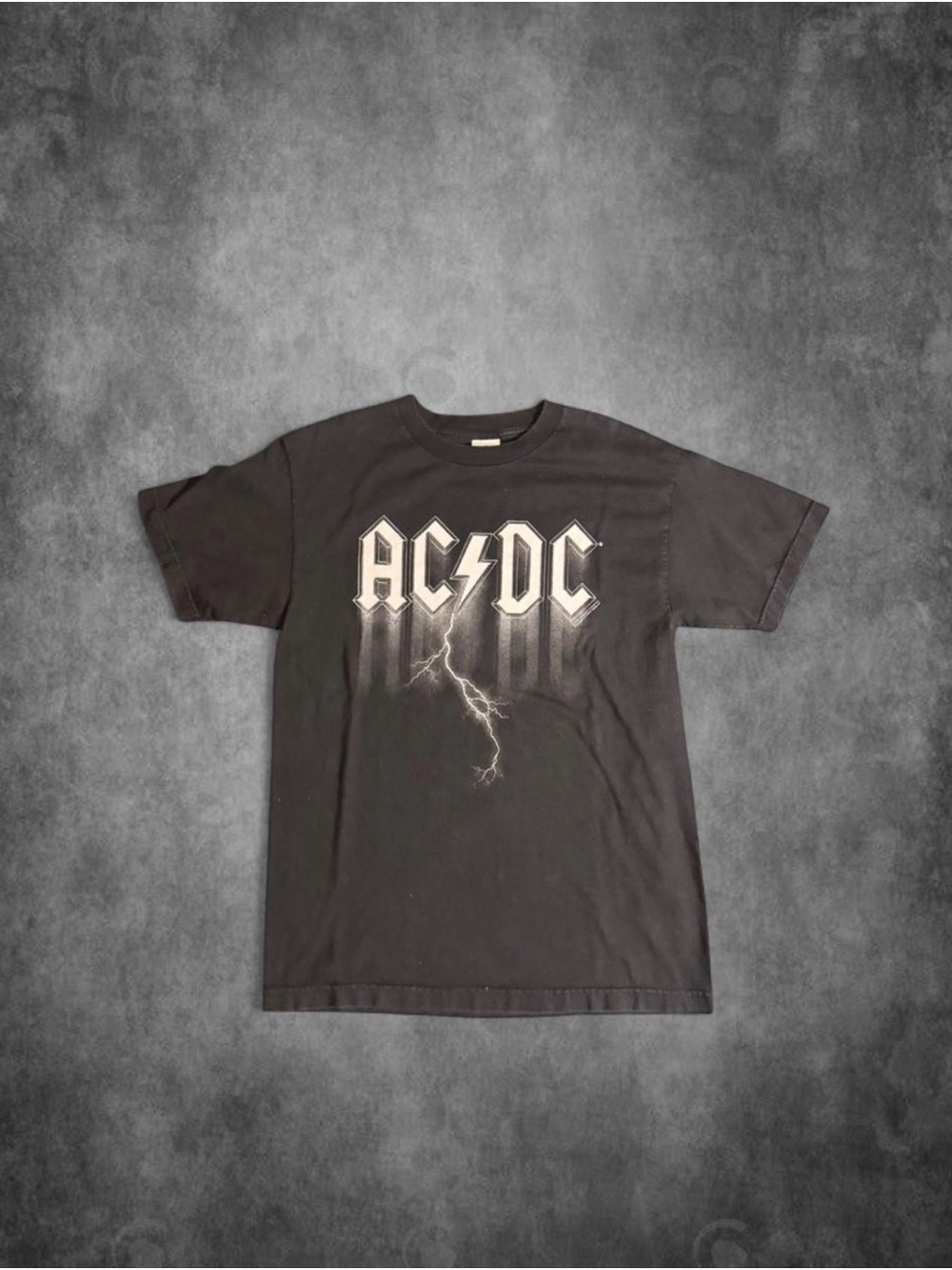Alstyle Black AC/DC Lightning Graphic Tee